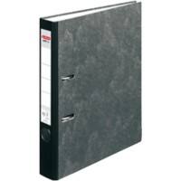 herlitz maX.file Nature Ordner A4 55 mm Schwarz 2 Ringe Pappkarton Texturiert