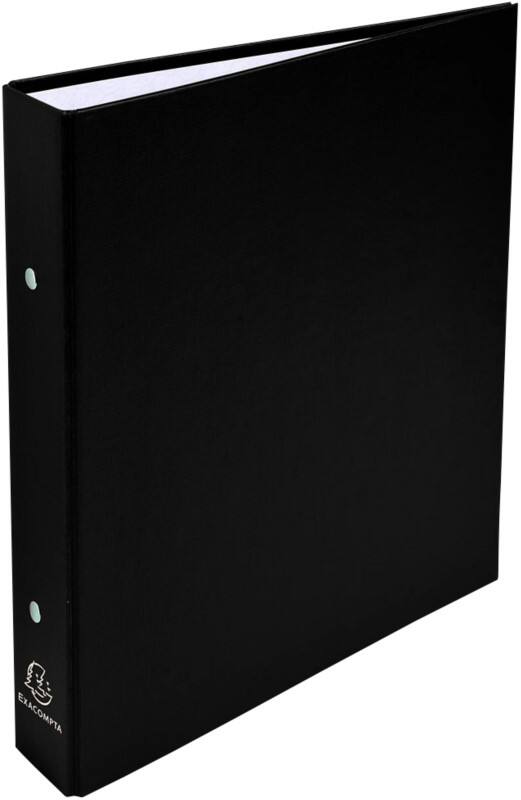 Exacompta Ringbuch A5 Polypropylen 2 Ringe 25 mm Schwarz
