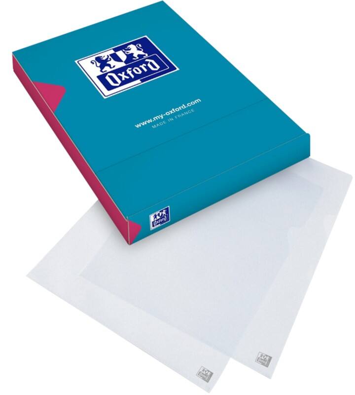 OXFORD Sichthüllen A4 PP (Polypropylen) Transaprent 100 Stück