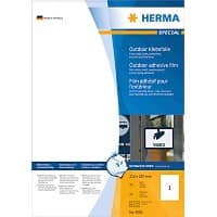 HERMA Wetterfeste Etiketten 9501 Mattes Weiß Rechteckig 50 Etiketten pro Packung