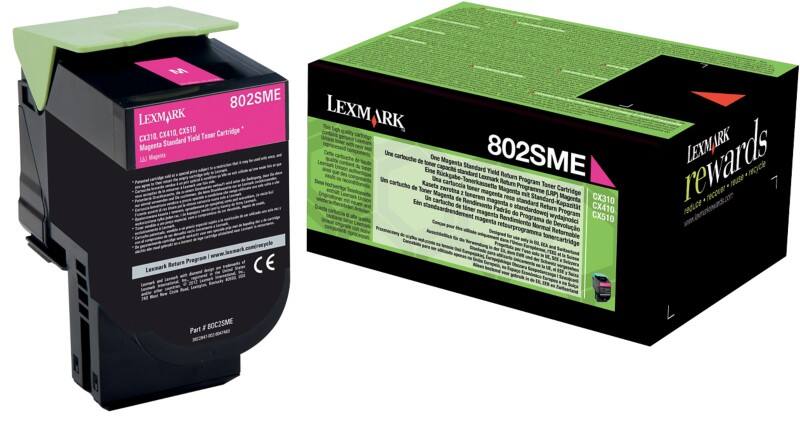 Lexmark Original Tonerkartusche 80C2SME Magenta