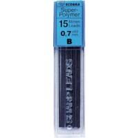 Ecobra Feinminen 0,7mm B/837701, Härtegrad B, Inhalt 15 Stück