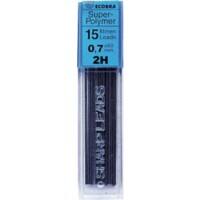 Ecobra Feinminen 0,7mm 2H/837704, Härtegrad 2H, Inhalt 15 Stück