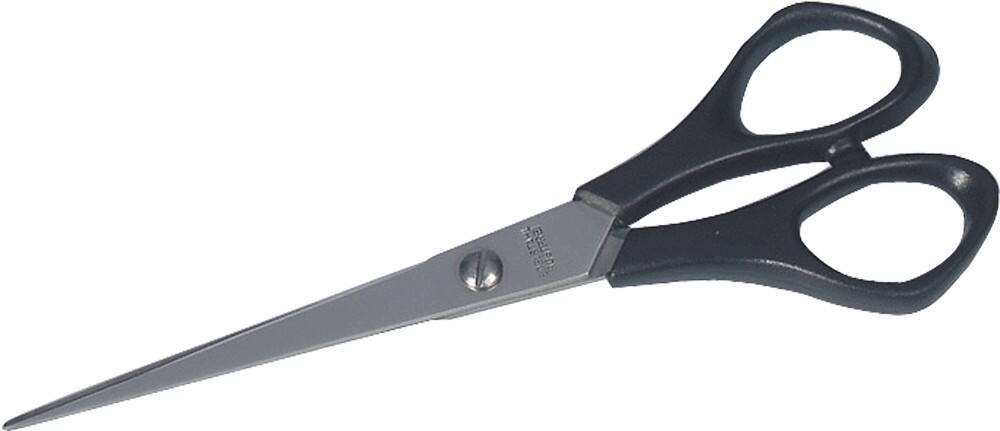 WEDO Schere Edelstahl Schwarz 160 mm