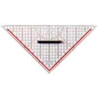 Rumold TZ- und Geometriedreieck, 1158, transparent, Kunststoff, 32,5cm