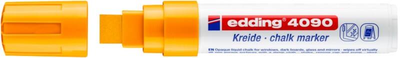 edding Window Marker 4090 Permanent Fenstermarker Orange Keilspitze 15 mm