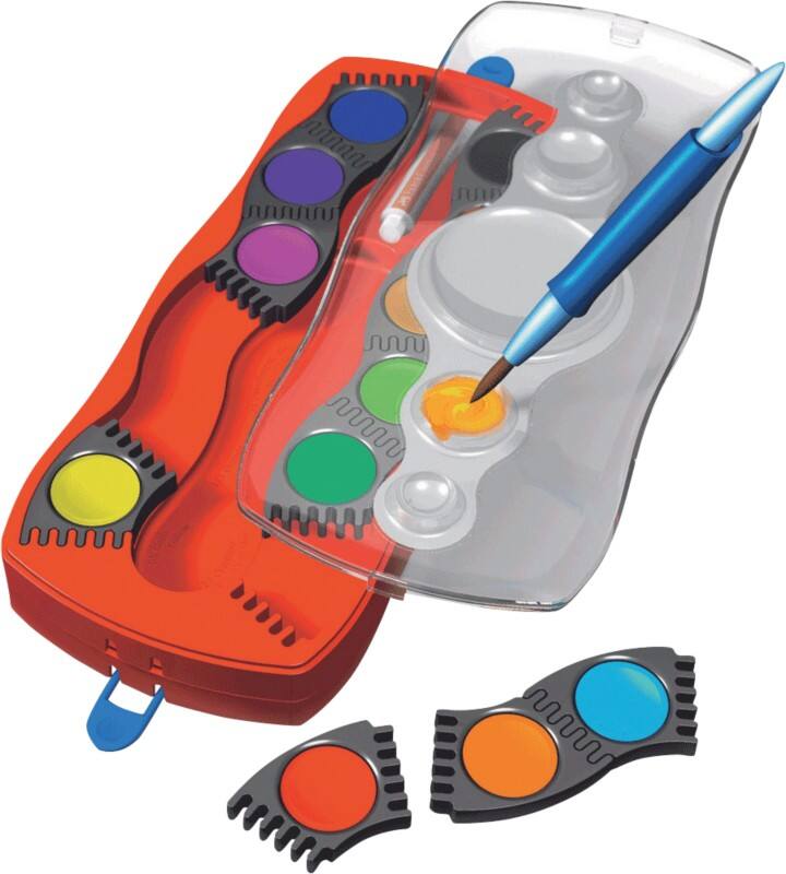 Faber-Castell Connector Deckfarbkasten Farbig sortiert