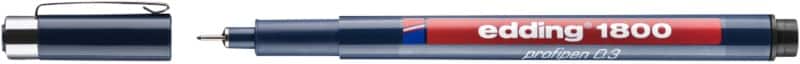 edding Fineliner  -   Schwarz 1800
