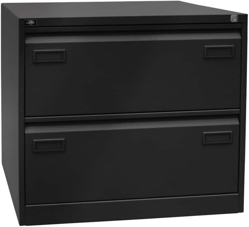 Bisley Light Hängeregistraturschrank CDF2633 Schwarz 800 x 622 x 711 mm