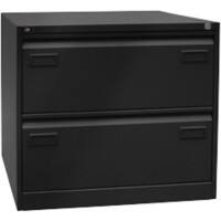 Bisley Light Hängeregistraturschrank CDF2633 Schwarz 800 x 622 x 711 mm