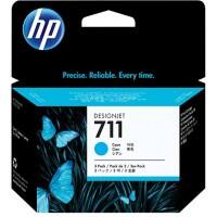 HP 711 Original Tintenpatrone CZ134A Cyan Multipack 3 Stück