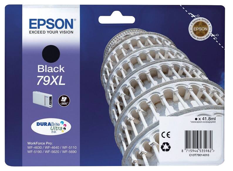 Epson 79XL Original Tintenpatrone C13T79014010 Schwarz
