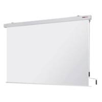 magnetoplan Kurbelleinwand Leinwandtuch Weiß 200 x 200 cm