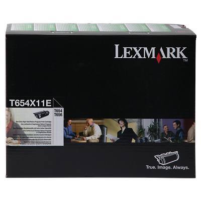 Lexmark Original Tonerkartusche T654X80G Schwarz