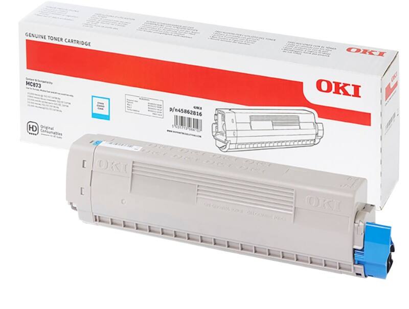 OKI Tonerkartusche MC873 Cyan