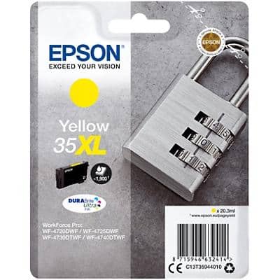 Epson 35XL Original Tintenpatrone C13T35944010 Gelb