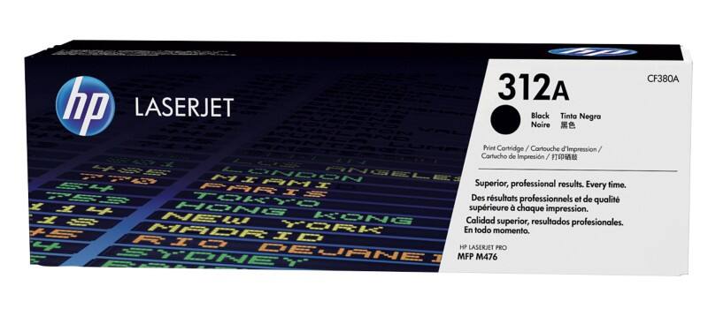 HP 312A Original Tonerkartusche CF380A Schwarz
