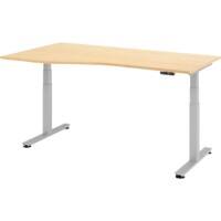 Hammerbacher Sitz-Stehschreibtisch XDSM Ahorn 1.800 x 800 x 635 mm