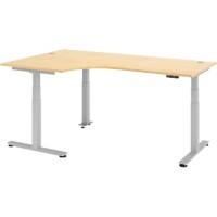 Hammerbacher Sitz-Stehschreibtisch XDSM Ahorn 2.000 x 1.200 x 635 mm
