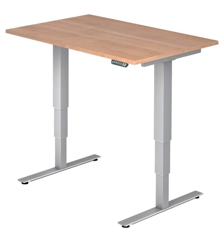 Hammerbacher Schreibtisch XDSM12/N/S Nussbaum 1.200 x 800 x 1.270 mm