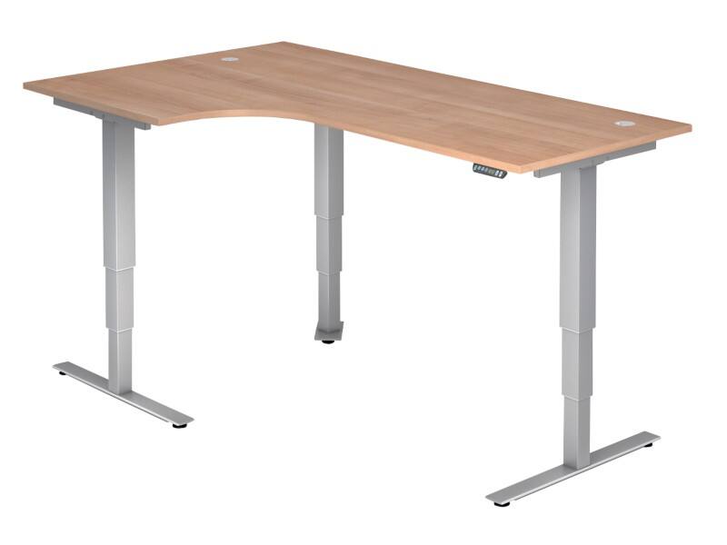 Hammerbacher Schreibtisch XDSM82/N/S Nussbaum 2.000 x 1.200 x 1.270 mm