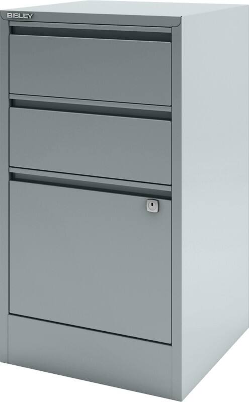 Bisley Home Hängeregistraturschrank Home 1 Schublade Silber 413 x 400 x 672 mm