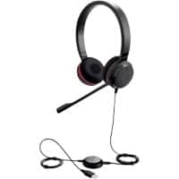 Jabra Evolve Verkabelt Headset Kopfbügel 3.5 mm Jack Noise Cancelling Microphone Mit Mikrofon Stereo Evolve 30 II UC Schwarz