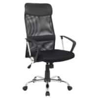 Niceday Ergonomischer Bürostuhl Mosil Netzstoff, Stoff Schwarz