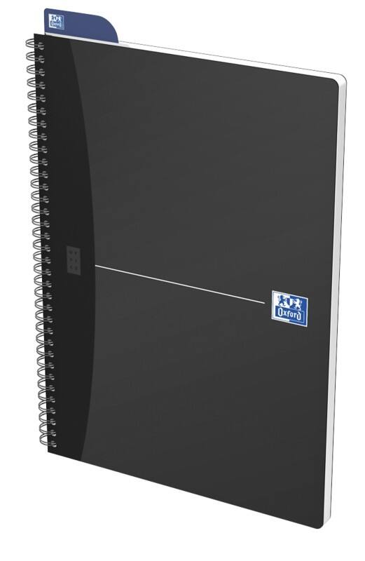 OXFORD Office Urban Mix Notizbuch DIN A4 Liniert Spiralbindung PP (Polypropylen) Färbig sortiert Nicht perforiert 90 Seiten 90 Blatt