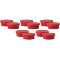 Viking Magnete Rot 1.1 kg Tragfähigkeit 20 mm 10 Stück