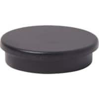 Viking Whiteboard-Magnete Schwarz 2 kg Tragfähigkeit 30 mm 10 Stück