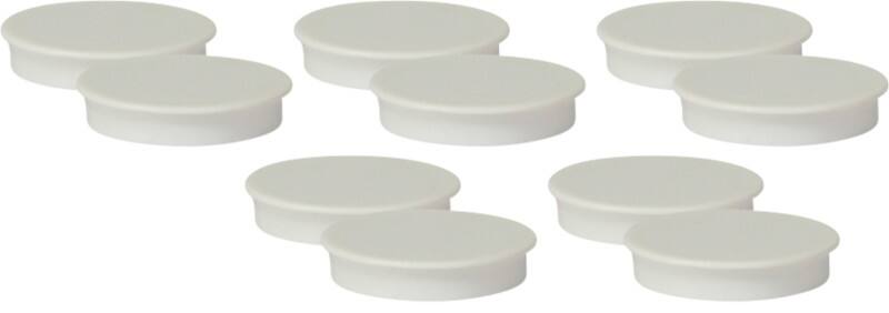 Viking Magnete Weiß 2.2 kg Tragfähigkeit 40 mm 10 Stück