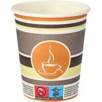 PAPSTAR Starpak Einweg Becher Pappe 200 ml 80 mm Mehrfarbig 50 Stück