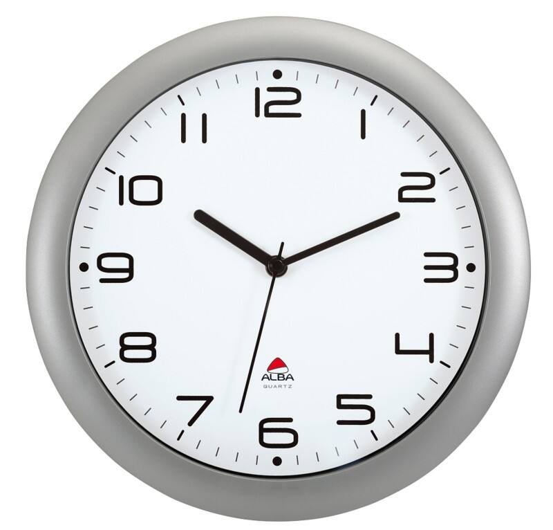 Alba Wanduhr Hornew 30 x 5,5 cm Grau