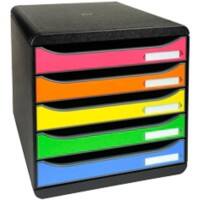 Exacompta Schubladenbox 309798D Polystyrol Harlekin 27,8 x 34,7 x 27,1 cm