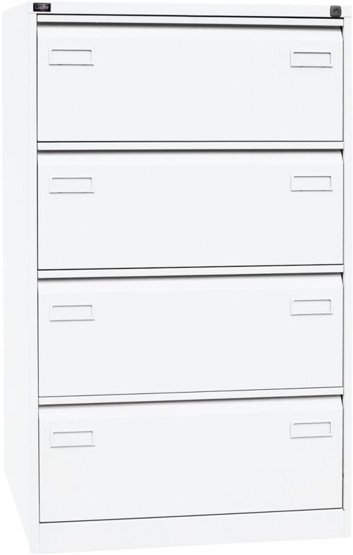 Bisley Light Hängeregistraturschrank CDF4696 Verkehrsweiß 800 x 622 x 1.321 mm