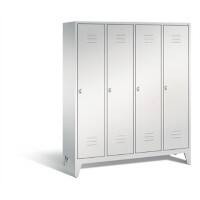 C+P Garderobenschrank S 2000 Classic Lichtgrau 1.590 x 500 x 1.850 mm
