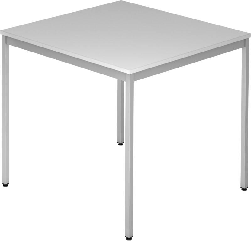 Hammerbacher Tisch Grau 800 x 800 x 720 mm