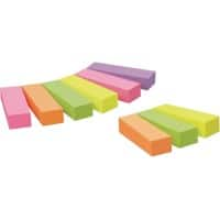 Post-it Index-Haftstreifen Rechteckig 1,5 x 5 cm Farbig sortiert 670P63 9 Stück à 100 Streifen