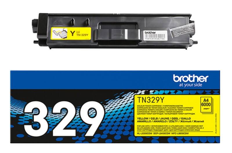 Brother TN-329Y Original Tonerkartusche Gelb