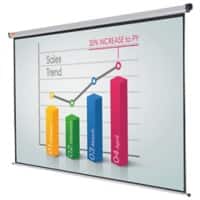 Nobo Wandmontierbare Beamer-Leinwand 1902392W 175 x 109cm