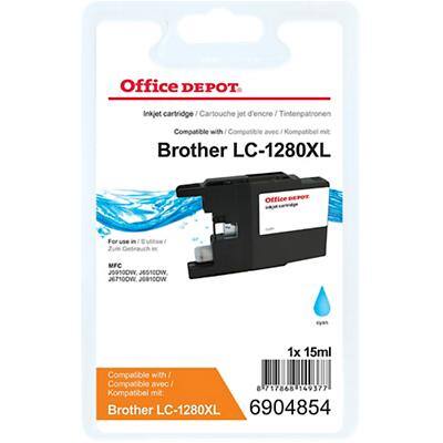 Kompatible Office Depot Brother LC1280XLC Tintenpatrone Cyan