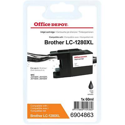 Kompatible Office Depot Brother LC1280XLBK Tintenpatrone Schwarz