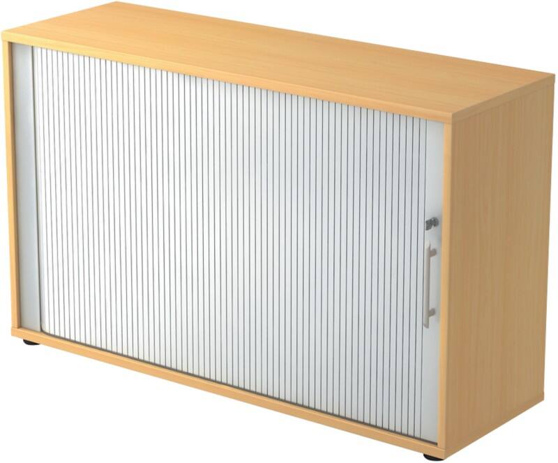 Hammerbacher Rollladenschrank Matrix Braun 1.200 x 400 x 748 mm