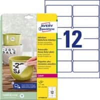 AVERY Zweckform L4776REV-20 Etiketten DIN A4 Weiß 99,1 x 42,3 mm 20 Blatt à 12 Etiketten