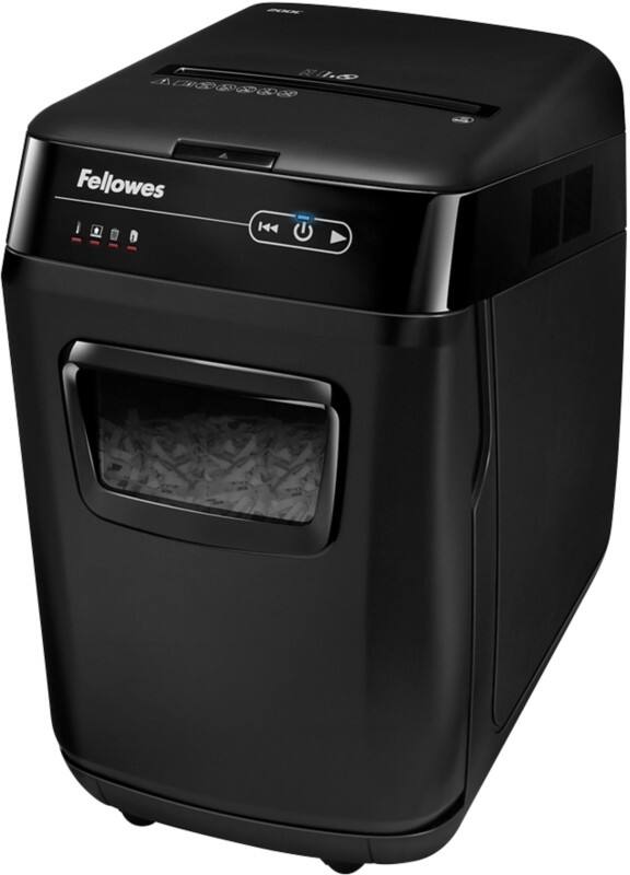 Fellowes Automatische Zufuhr AutoMax 200C Aktenvernichter 200 Blatt Partikelschnitt Sicherheitsstufe P-4 32 L