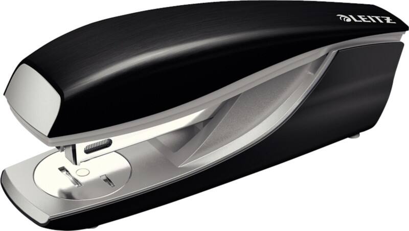 Leitz NeXXt Style Heftgerät 5562 Halbstreifen 30 Blatt Schwarz 24/6, 26/6 Metall