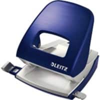 Leitz NeXXt Style Locher 5006 Metall 2-fach 30 Blatt Titan Blau