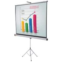 Nobo Flexible Projektionsleinwand 1902395W Mit Dreibeinstativ Format 16:10 150 x 100 cm