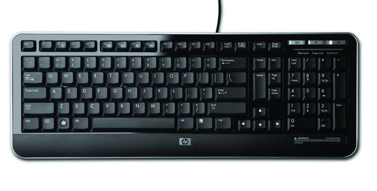 HP Tastatur Verkabelt USB Keyboard QY776AA#ABB QWERTY